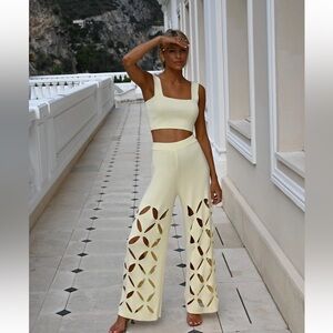 Yellow the label Taurus Knit Pant Set